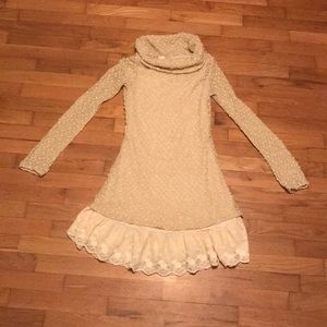 Altar’d State S Cream Sweater Dress
